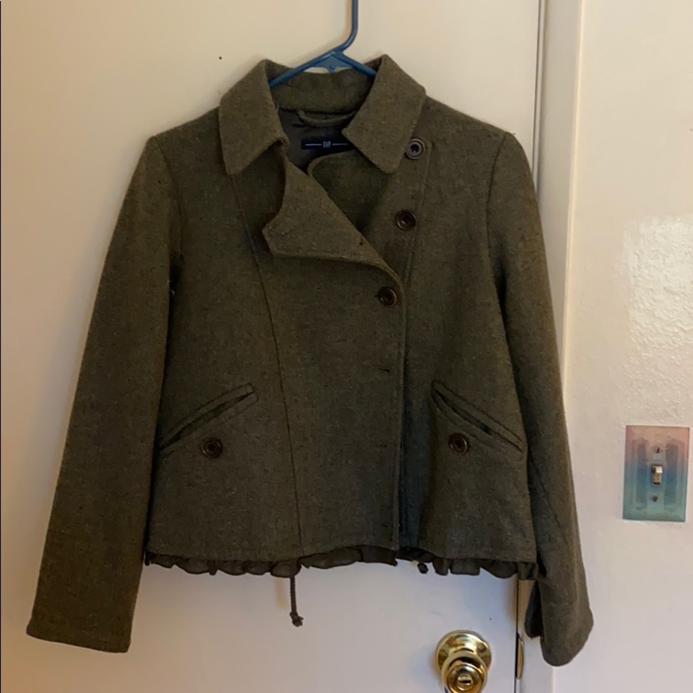 Gap wool swing jacket sz XS